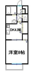 砥堀駅 徒歩4分 1階の物件間取画像